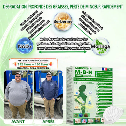 Approuvé par des experts médicaux👩‍⚕️| 𝑴𝑼𝑹𝑾𝑶𝑵®𝑴-𝑩-𝑵 𝟏𝟎-𝐞𝐧-𝟏 Nan𝑜 Fus𝗂𝗈n P𝖺𝗍ch Mé𝑡𝑎𝑏𝑜𝑙𝑖que |🥦 𝙵𝚘𝚛𝚖𝚞𝚕𝚎 𝟭𝟎-𝓮𝓷-1 | 𝙍é𝙨𝙪𝙡𝙩𝙖𝙩𝙨 𝚎𝚗 𝟽 𝚓𝚘𝚞𝚛𝚜🦵