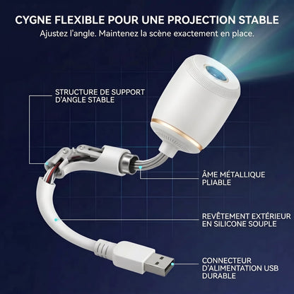 PKNEW® 🌌🍉 Lampe de projection holographique immersive 5D intelligente dynamique Ultra HD nouvelle génération 🫐