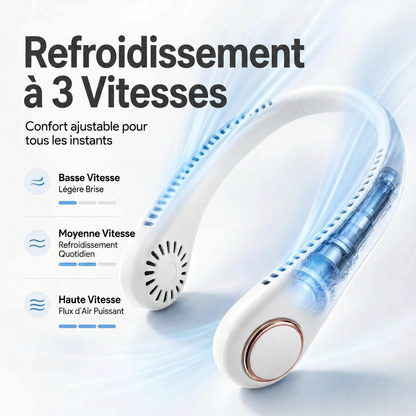 𝗣𝗞𝑵𝐄𝐖®🍉 𝒗𝒆𝒏𝒕𝒊𝒍𝒂𝒕𝒆𝒖𝒓 𝒅𝒆 𝒄𝒐𝒖 𝒔𝒂𝒏𝒔 𝒑𝒂𝒍𝒆𝒔, portable et mains libres, idéal pour un usage quotidien au bureau et en extérieur.🥥