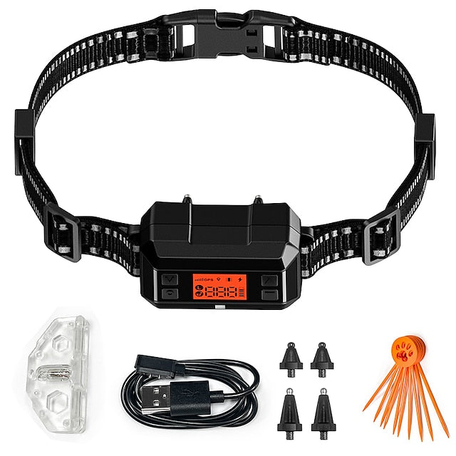 Clôture sans fil GPS pour chien Clôture électrique pour chien Système de confinement pour animaux Portée 33-999 Yard Ajustable Force d'avertissement Rechargeable Inoffensif et adapté à tous les chiens (Nouveau modèle pour 2025 !)