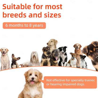 Dispositif de contrôle des aboiements de chiens à ultrasons SU40 Répulsif pour chiens à haute puissance avec lumière LED