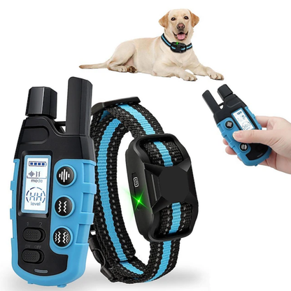 Collier de dressage pour chien sans chocs, rechargeable et étanche IPX7 Collier de dressage pour chien à vibrations et bips